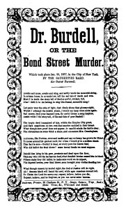 Dr Burdell, or, The Bond Street Murder